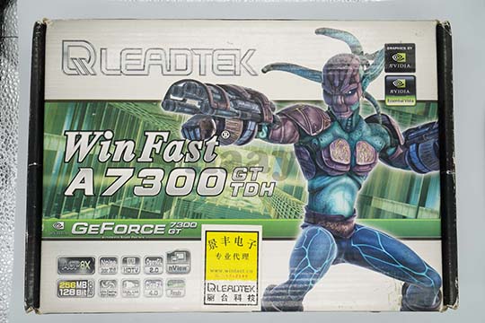 丽台Winfast A7300 GT TDH 256MB显示卡（nVIDIA GeForce 7300 GT芯片）